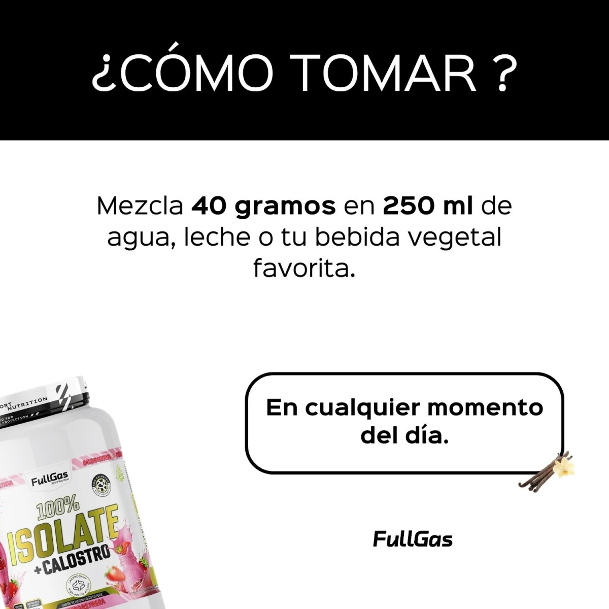 Isoler + Colostrum - Smoothie à la fraise - 900g