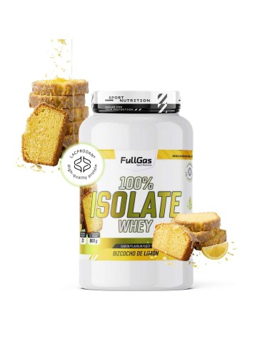 100% Isolat de lactosérum (isolé) - Cautrage d'éponge au citron - 900g