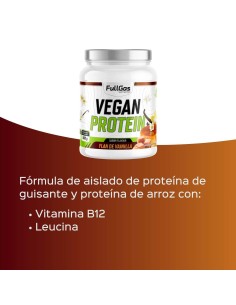 Protéine végétalienne (pois de protéines et riz) - Vanilla Flan - 500g 2