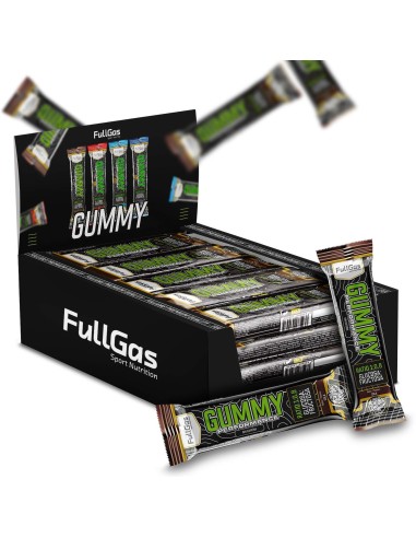 Encadré 20x Gummy (Gominola Bar) - Pas de caféine - Cola