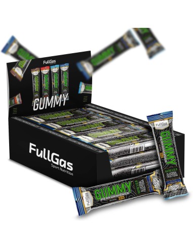 Caja 20x Gummy (Bar Gominola) - Avec de la caféine - Multifruits