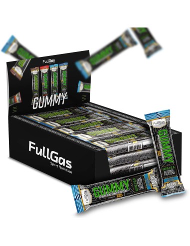 Encadré 20x Gummy (Gominola Bar) - Avec Caféine - Ananas
