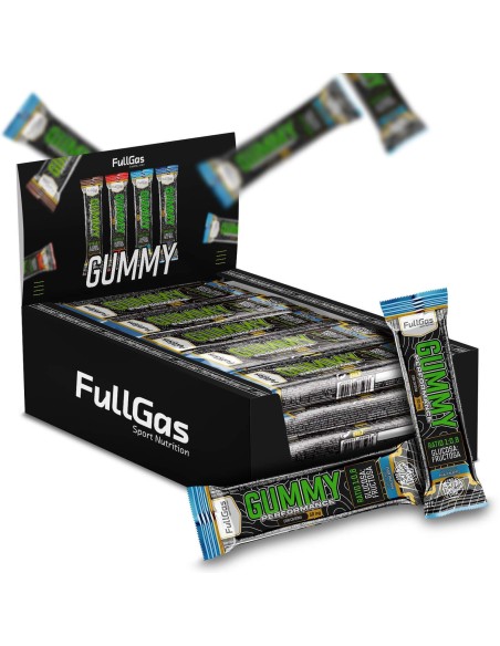 Encadré 20x Gummy (Gominola Bar) - Avec Caféine - Ananas