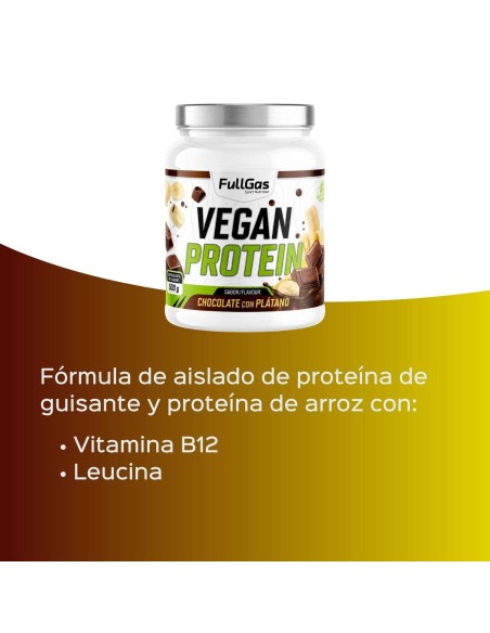 Comprar Proteína Guisante-Arroz en Polvo sabor chocolate-plátano
