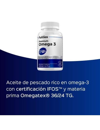 Premium Omega 3 (timbre IFOS ™) - 90 perles