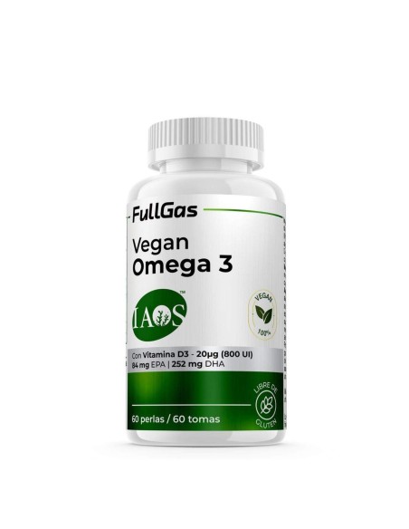 Vegan Omega 3 (timbre IAOS ™) - Pearls - 60 tomas