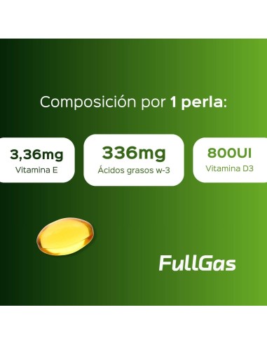 Vegan Omega 3 (timbre IAOS ™) - Pearls - 60 tomas