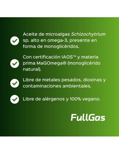 Vegan Omega 3 (timbre IAOS ™) - Pearls - 60 tomas