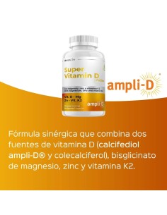 Super vitamine D avec magnésium + zinc + k2 - Capsules - 30 tomas 2