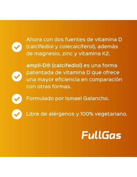Super vitamine D avec magnésium + zinc + k2 - Capsules - 30 tomas