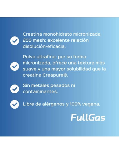 Créatine monohydrate de 200 mailles en poudre - Blue Ice Tropical - 250g