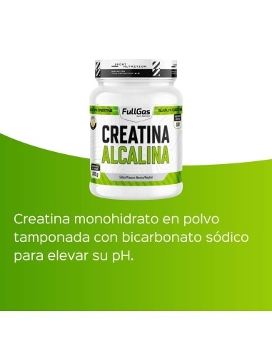 Créatine alcaline en poudre - Neutre - 500g