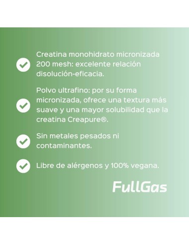 Creatine monohydrate de 200 mailles en poudre - Mint / Lime - 250g
