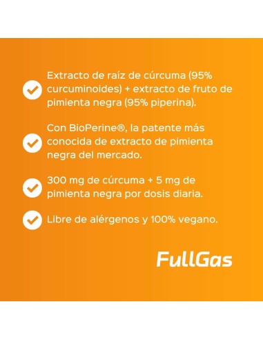 Curcuma avec poivre noir (Bioperine®) - Capsules - 60 coups