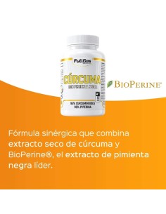 Curcuma avec poivre noir (Bioperine®) - Capsules - 60 coups 2