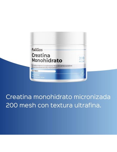 Creatine monohydrate de 200 mesh poudre - Neutra - 250g