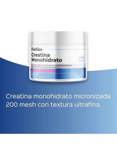 Creatine Monohydrate 200 poudre de maille - Bubblegum - 250g