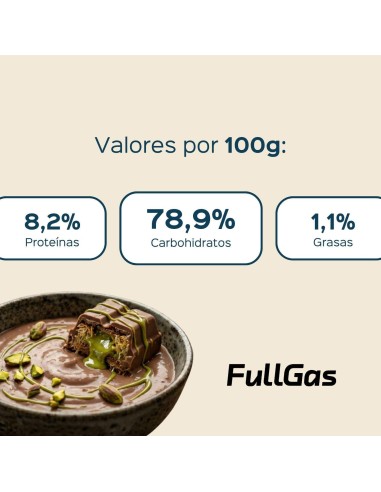 Crème de riz (hydrolysée-Pregélatinisée) - Dubaï Chocolate - 1kg