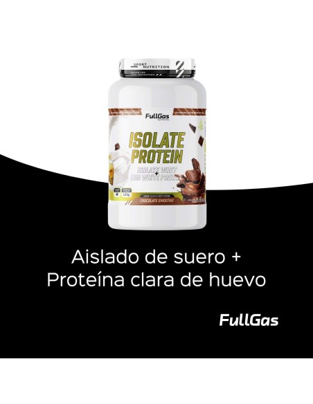 Sérum isolé + œuf de protéines transparent - Smoothie au chocolat - 1,8 kg