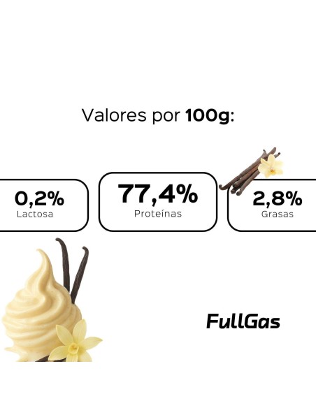 Sérum isolé + oeuf de protéines transparent - Smoothie à la vanille - 1,8 kg