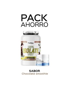 Pack isoler Whey 900g (Smoothie au chocolat) + Creatine Monohydrate 250g