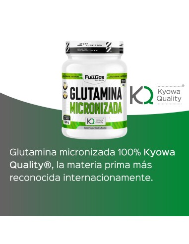 Glutamina micronizada (Kyowa®) en polvo -...