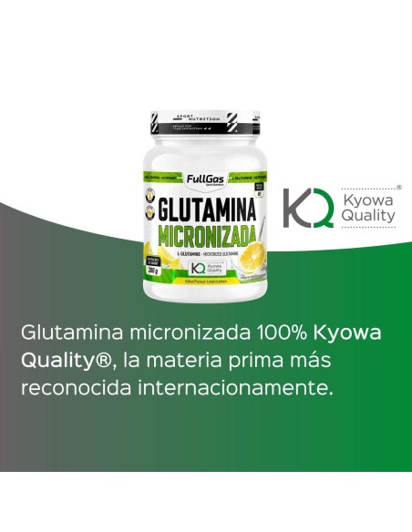 Poudre de glutamine micronisée (Kyowa®) - Citron - 300g