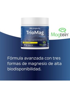 Triomag - Formule triple magnésium. Avec le trépquet de magnésium, le bisglicinate de magnésium et le citrate de magnésium 2