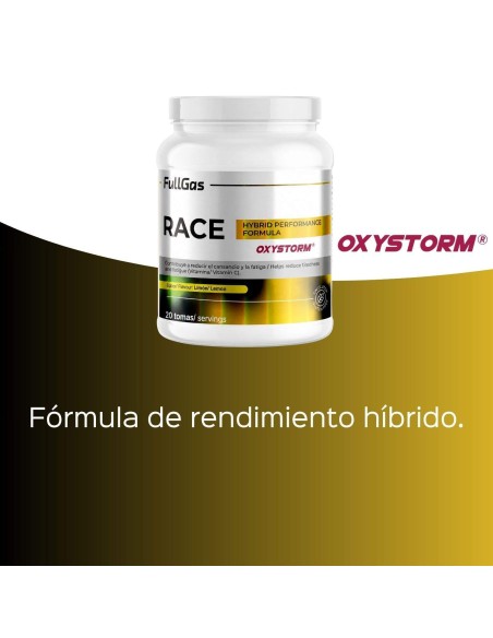 RACE (rendimiento híbrido) - Polvo (limón) - 20 tomas