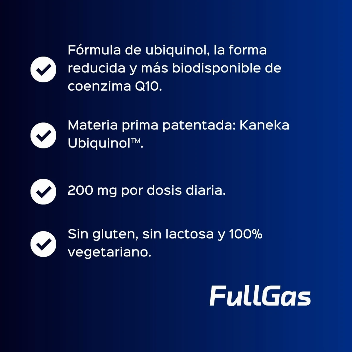 Ubiquinol (Kaneka Ubiquinol™) - Perlas - 90 tomas
