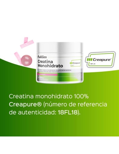 Creapure® (poudre de monohydrate de créatine) - Bubblegum - 250g