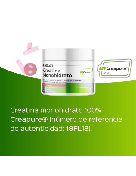 Creapure® (poudre de monohydrate de créatine) - Bubblegum - 250g