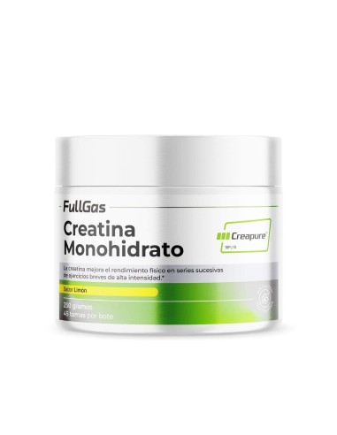Creapure® (poudre de créatine monohydrate) - Citron - 250g