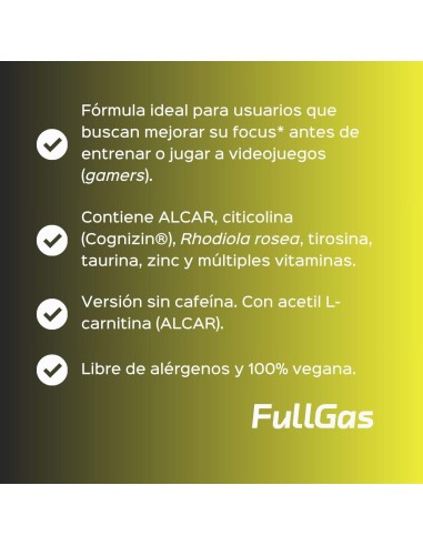 Jeu sur (Formula Focus * Pressentum) - Pas de caféine - 150g