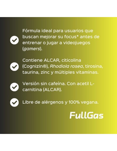 Jeu sur (Formula Focus * Pressentum) - Pas de caféine - 150g