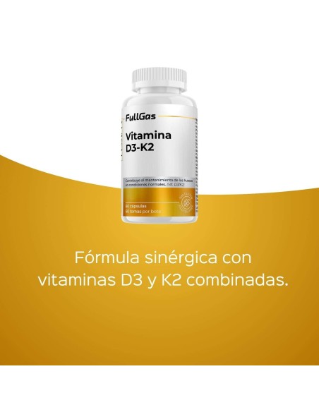 Vitamina D3-K2 - Cápsulas - 60 tomas