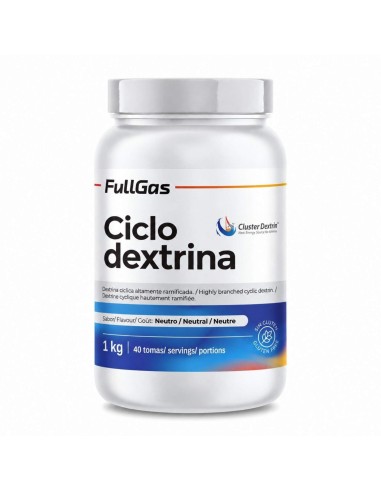Ciclodextrina (Cluster Dextrin™) - Neutro (Sin sabor) - 1 kg