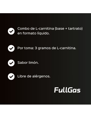 Carnitine 3000 (carnitine L-Liquide) - Limón - 500ml