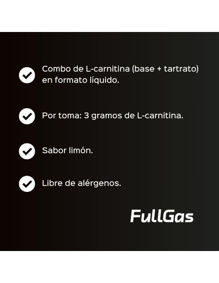 Carnitine 3000 (carnitine L-Liquide) - Limón - 500ml