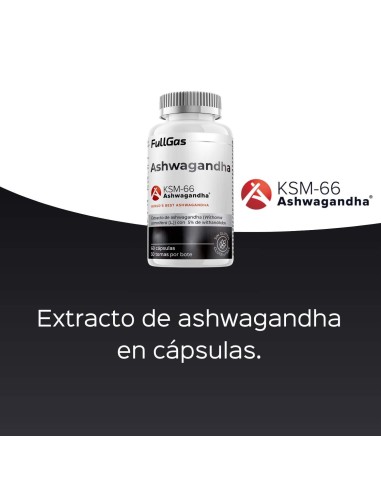 Ashwagandha (KSM-66®) - Capsules - 30 tomas