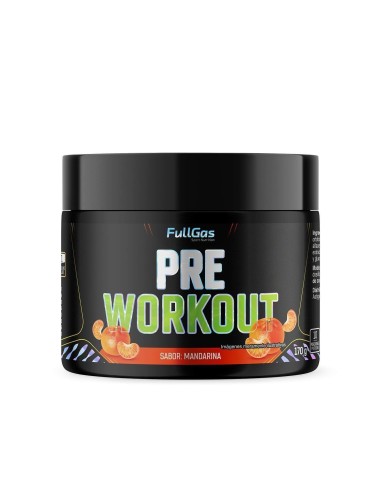 Pre Workout (Fórmula preentreno en polvo) - Mandarina - 170g