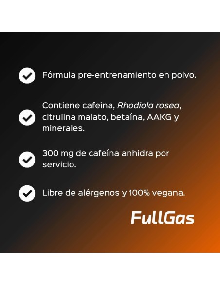 Pre-Workout (Formule pré-entraînement en poudre) - Mandarine - 170 g
