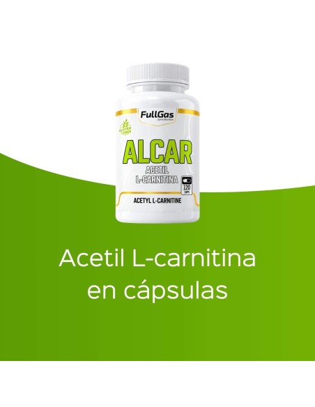 Alcar (acétyl l-Carnitine) - 120 capsules
