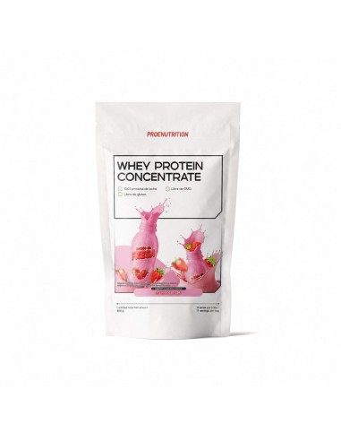 100% Protéine de lactosérum (concentré) - Smoothie à la fraise - 454g