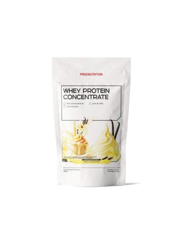 100% De protéines de lactosérum (concentré) - Smoothie à la vanille - 454g