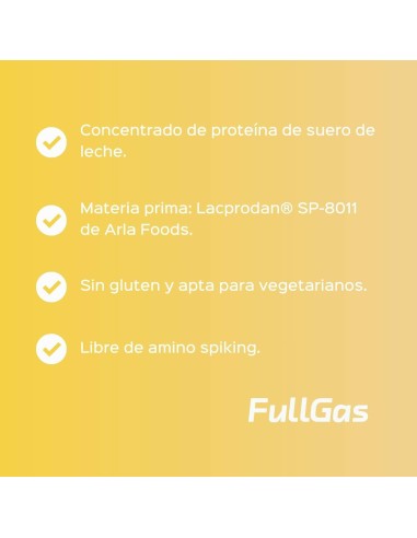 100% Whey Protein (Concentrado) - Vainilla smoothie - 454g