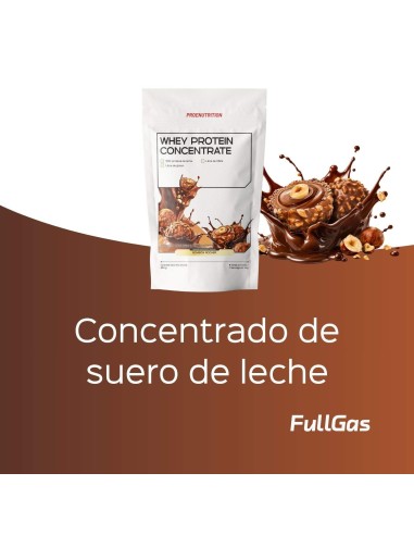 100% De protéines de lactosérum (concentré) - Bombe Rocher - 454g