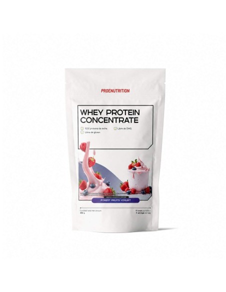 100% Whey Protein (Concentrado) - Yogur Frutas del Bosque - 454g