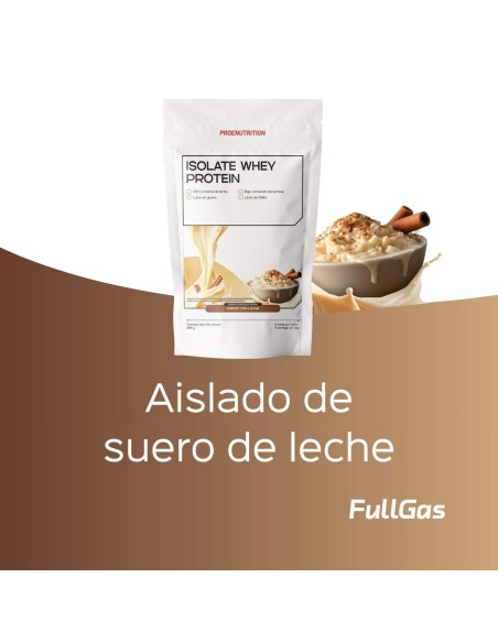 100% Isolate Whey (Aislado) - Arroz con leche - 454g