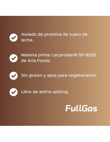 100% Isolate Whey (Aislado) - Arroz con leche - 454g
